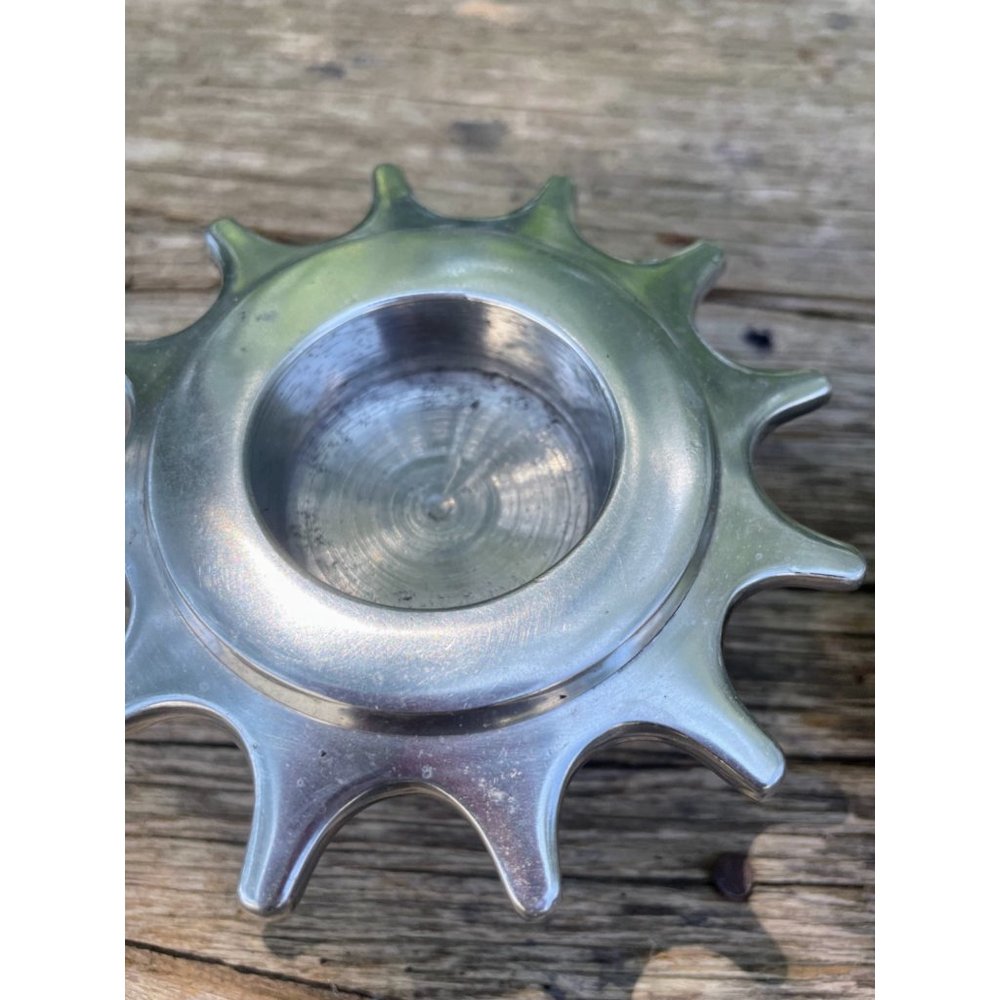 Vintage Metal Candle Votive holders Industrial Sprocket Gears - Picture 11 of 14
